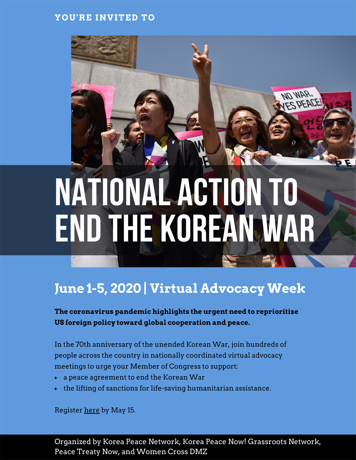 National Action to End the Korean War3