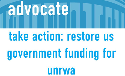 Advocate 2 website UNRWA USA Showing Palestine refugees that Americans care copy